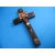 Krzyż pasyjny końca czasów serca Jezusowego drewniany 32 cm